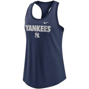 Nike Women's Navy New York Yankees BASEBALL Racerback Tank Top Size Small MLB